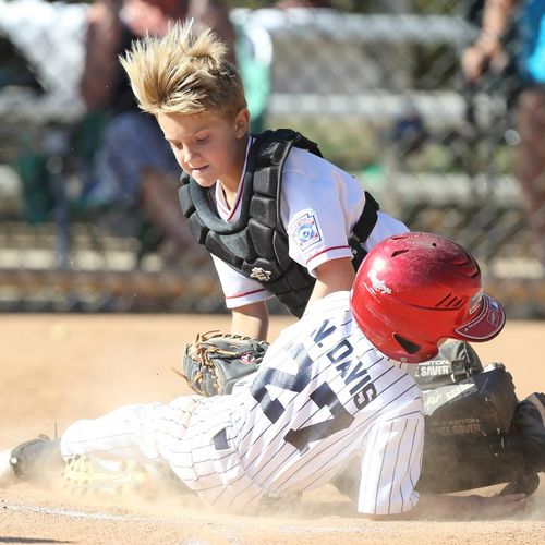 AA Little League Game Action