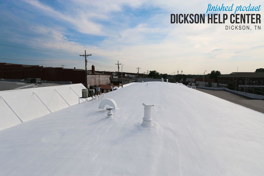 Conklin SPF Foam Roofing System -
Dickson Help Cen