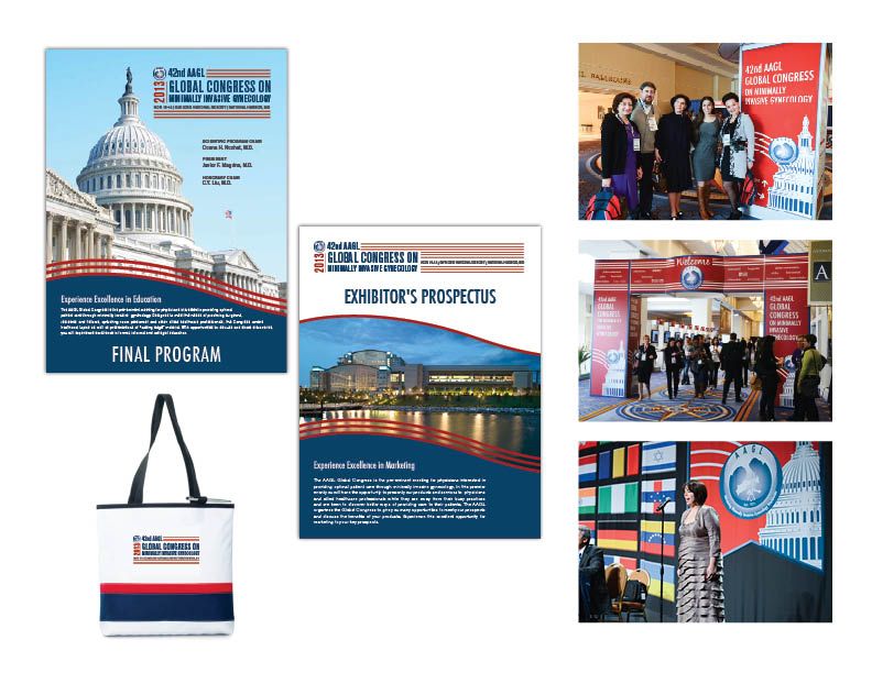 Complete branding package for an educational confe