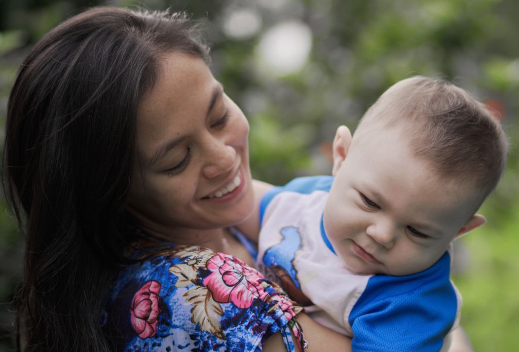 Melanie, my beautiful wife and Adam, our baby boy!