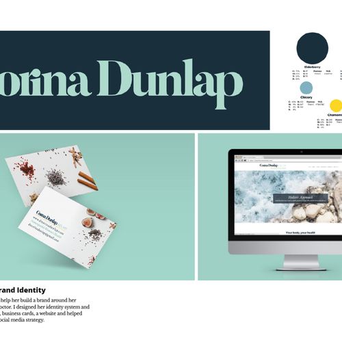 Dr. Corina Dunlap - Logo, Branding, Business Cards