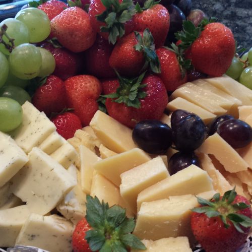 Fruit and Cheese Board