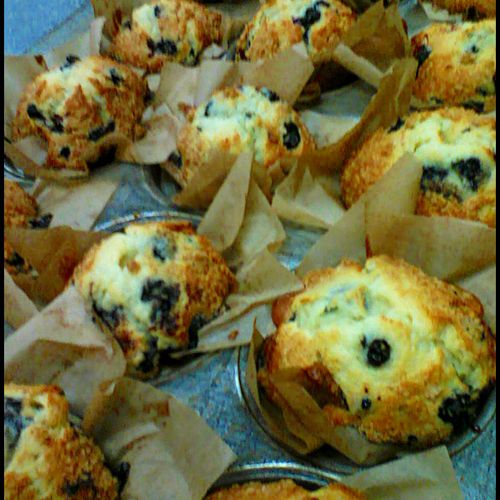 These fresh Blueberry Pecan Muffins, these were pr