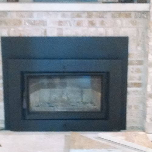 Fireplace Xtrodinair  Hybrid Wood Burning Insert L