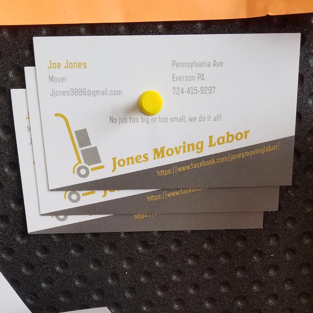 Jones Moving Labor