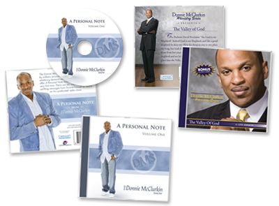 Donnie McClurkin CD Designs.
"A Personal Note" and