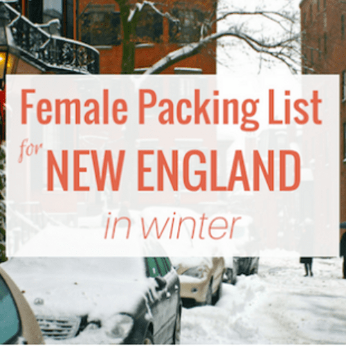I wrote a piece about what to bring to New England
