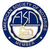 Member of the American Society of Notaries.