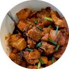 Sweet Potato Buffalo Chicken Bake
*Available in Cl