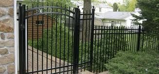 Aluminum fence comes in many colors and heights. I