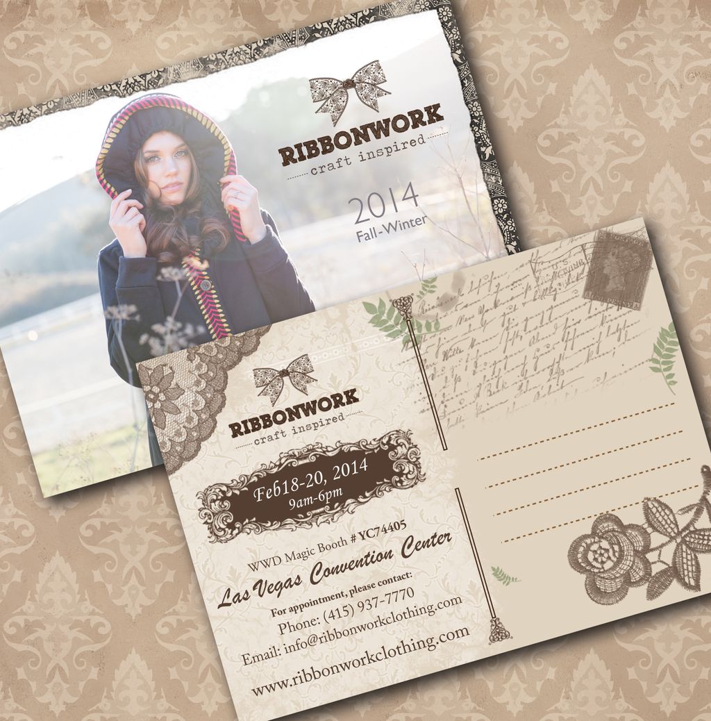 Postcards for a fashion show