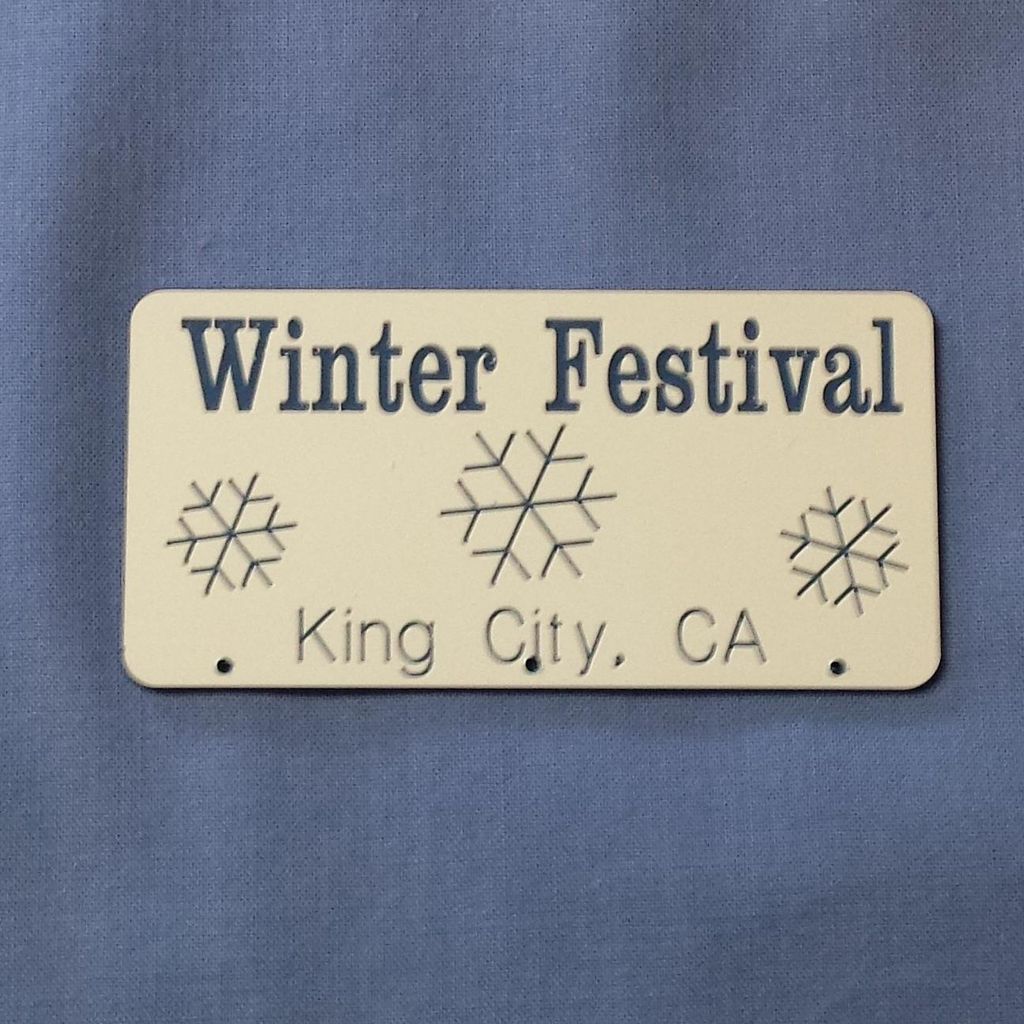 This is a square dance festival badge, I make to c