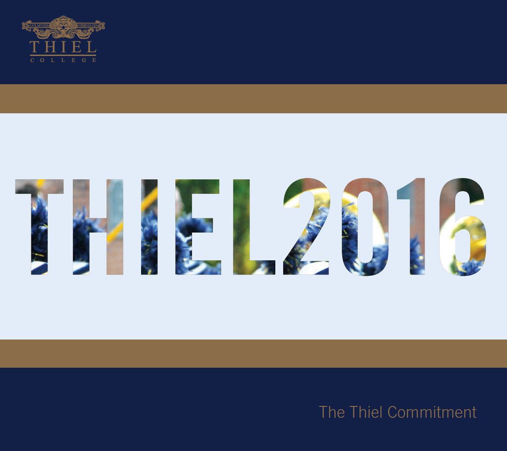 Campaign Brochure for Thiel College