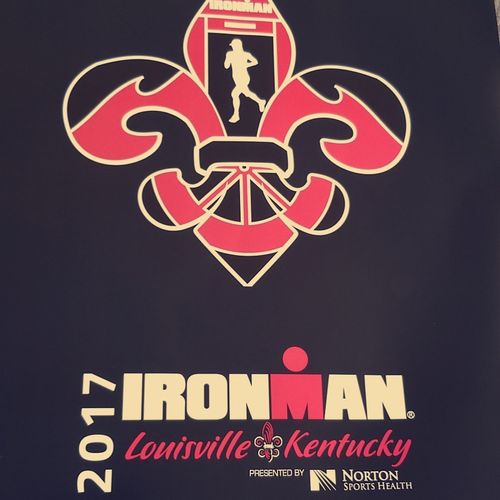 I work with the KY Sports Massage team at Ironman 