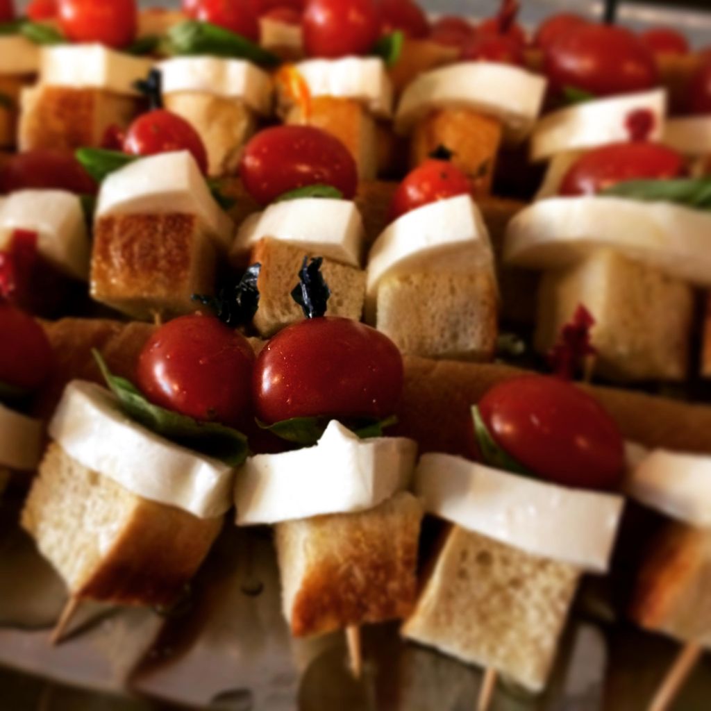 Bruschetta on a stick!