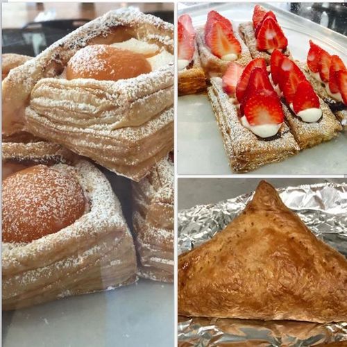 Assorted puff pastries