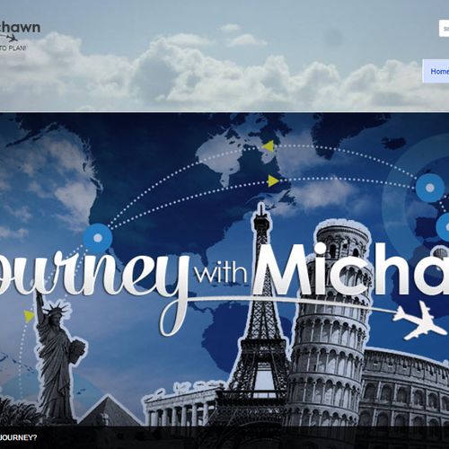 Traveling website I developed/ Logo design was don