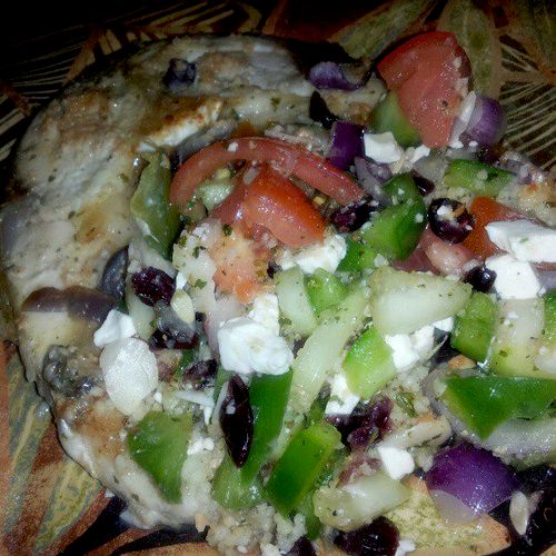 Carpe Fish & Greek Salad