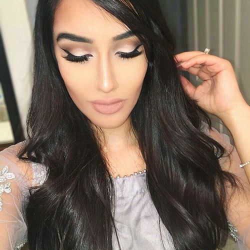 Cut crease with Lilly Lashes in the style Miami