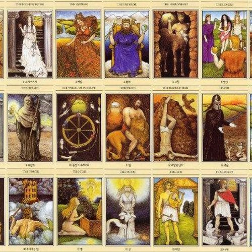 Card Samples from 
THE MYTHIC TAROT