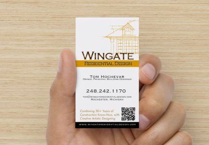 designed and printed the business card and include