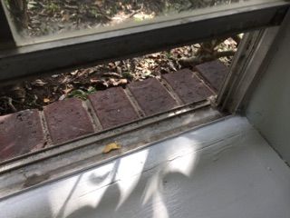 replaced rotted out window stool