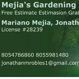Mejia's Gardening Service