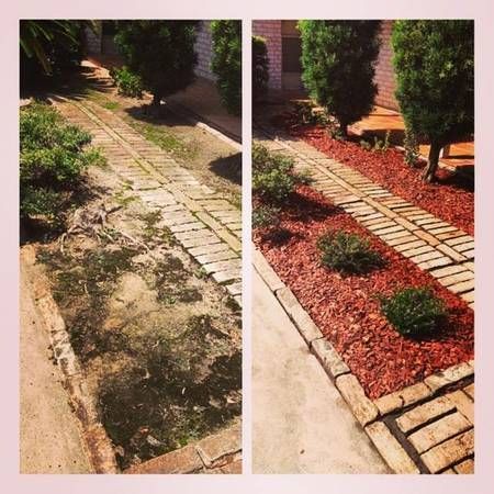 Take your front walkway and turn it into one of yo