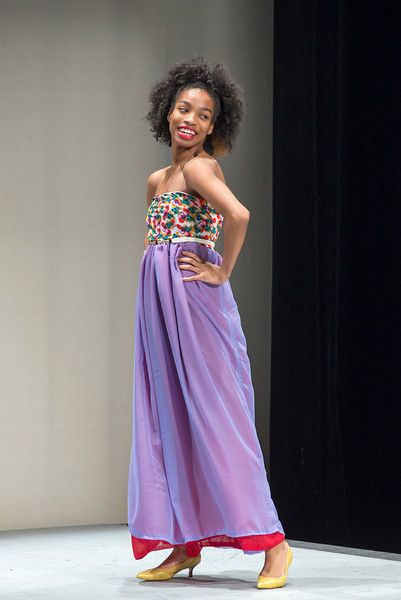 Fun floral gown