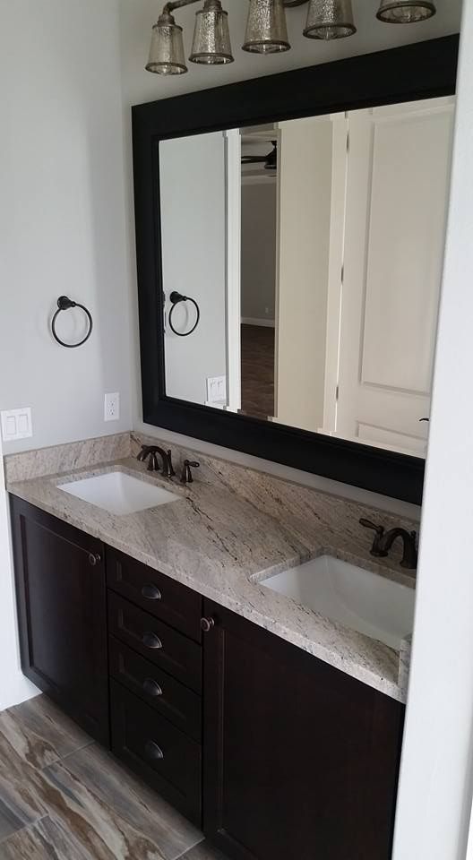 Transitional bathroom.