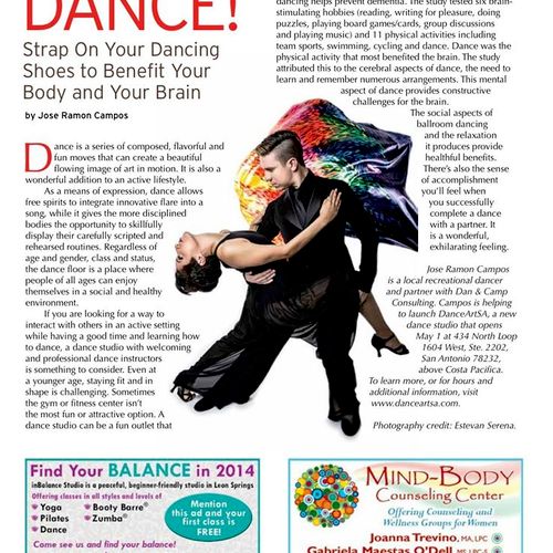 DanceArt SA. An editorial I wrote up and published