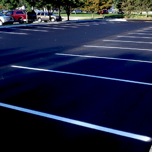 Parking stripes faded? We can fix that. We also of