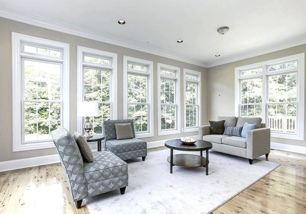 Staged sunroom