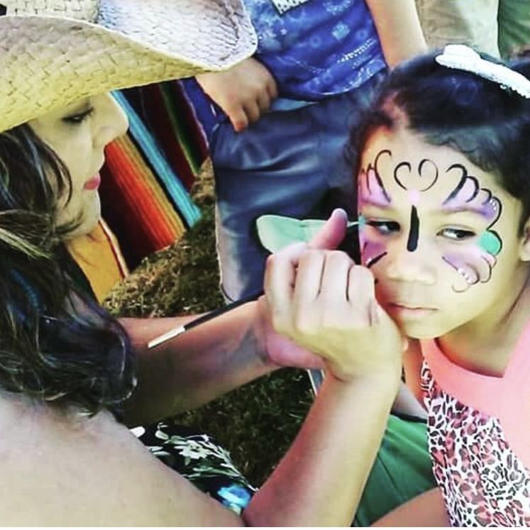 Wildflower Face Painting