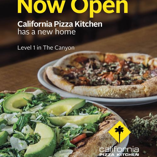 Mall Poster for California Pizza Kitchen