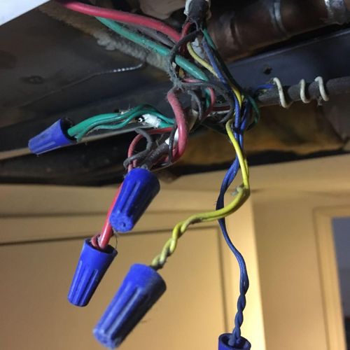 Fixing previous repairman's work with new C-Wire