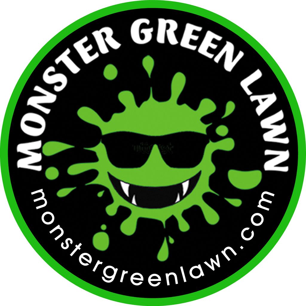Monster Green Lawn and Mulch Painting
