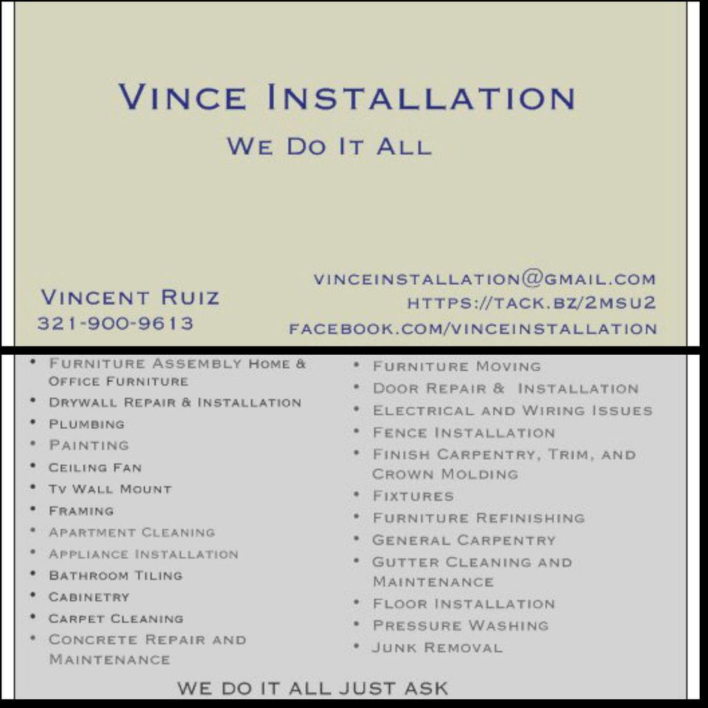 Vince Installation