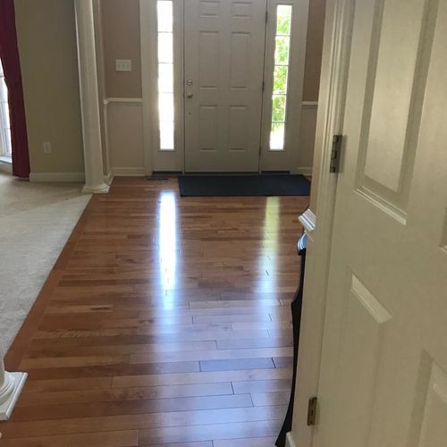 Wood floors like new! with NEED-A-MAID