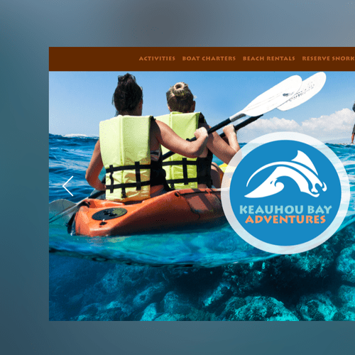 Keauhou Bay Adventures website/booking platform