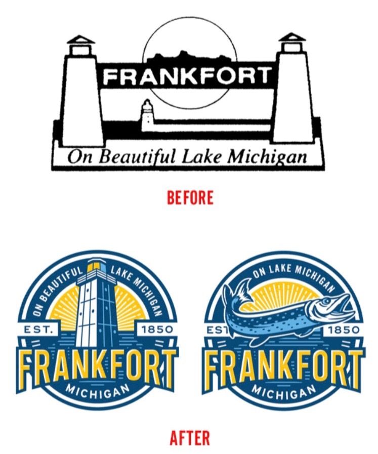 Frankfort Michigan - Before and After