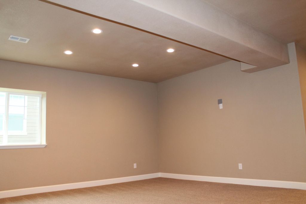 Basement finish family room