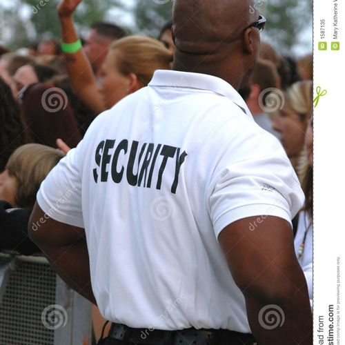 Security Officer James Andrews who photo went vira