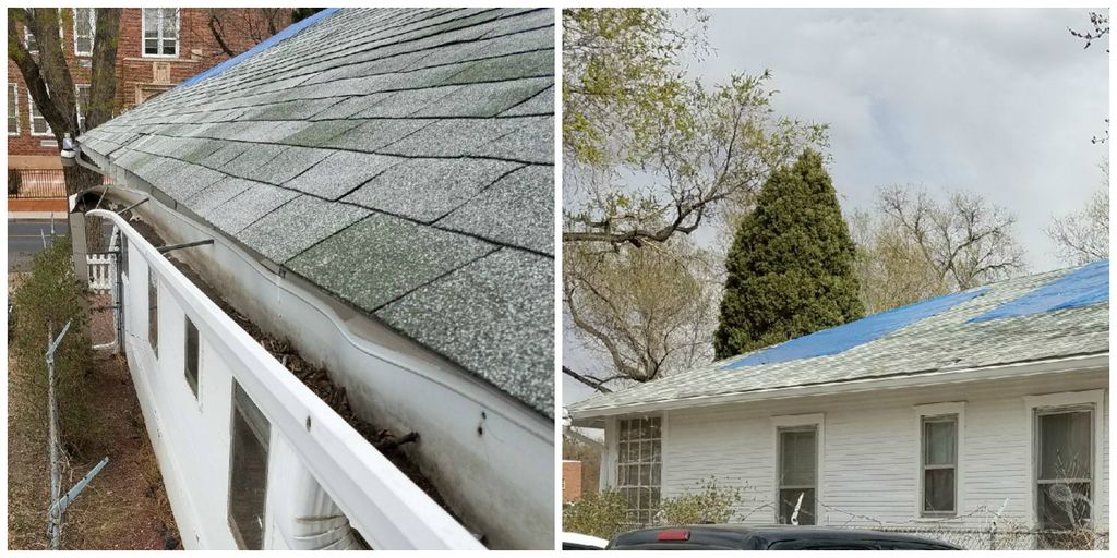 The left photo is the before. The right is the gut