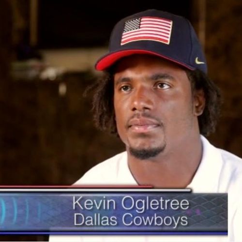 still from short piece on Dallas Cowboys' Kevin Og