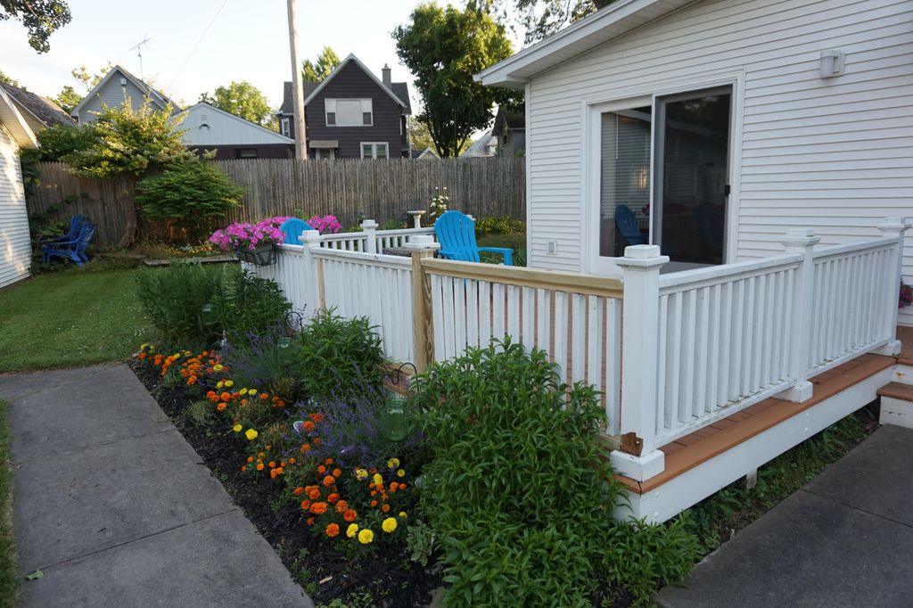 Deck Repair - Remove rotted sections of railing, c