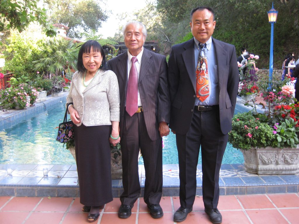 Richard with my mother and father