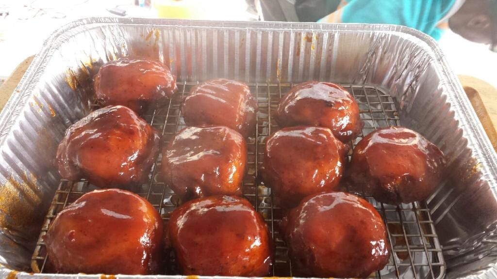 Competion Cup cake Chicken Thighs