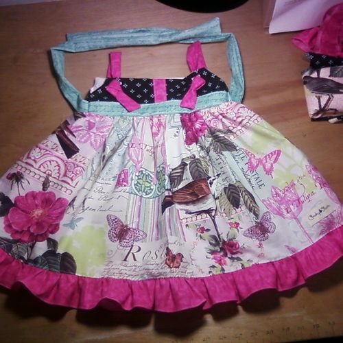 little girls dress. Made so many of them I don't e