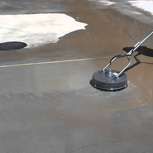 We use the latest technology in power washing equi